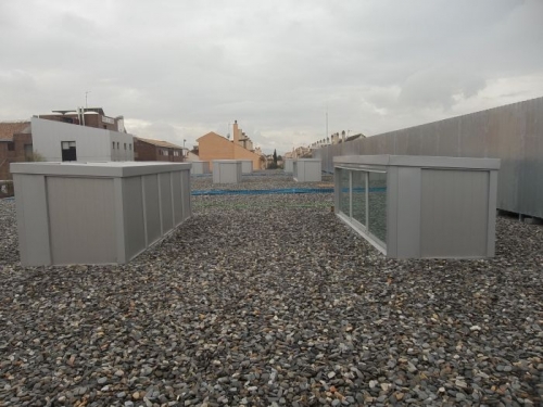 Impermeabilización de cubierta de Centro Médico Albayda en Granada