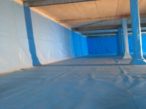 Impermeabilización de tanques de agua de ciclo, en Endesa- Carboneras ( Almería )
